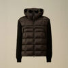 FULL ZIP GOGGLE SWEATER - BLACK