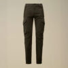 SATEEN CARGO PANTS - DARK SHADOW
