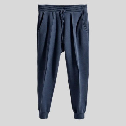 PIN TUCK PANTS - NAVY