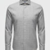 FLANNEL SHIRT - LIGHT GREY