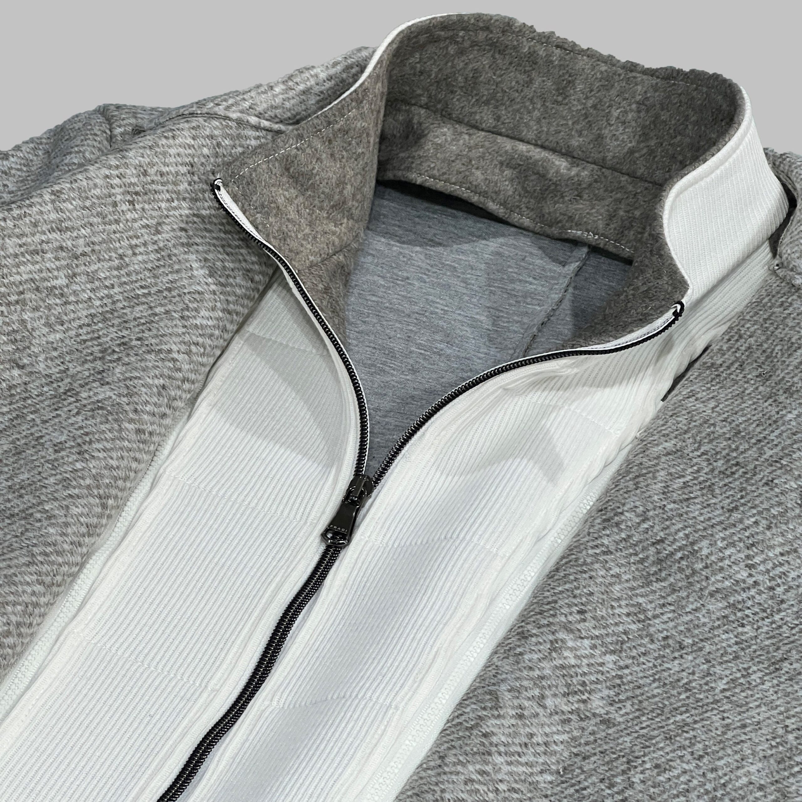 DOUBLE BREASTED PEA COAT - MILK - Image 4